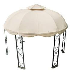 Garden Winds 12 FT Round Replacement Canopy Top Cover -RipLock 350