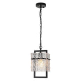 Modern Black Pendant Lights Kitchen Island, Crystal Kitchen Island Lighting w...