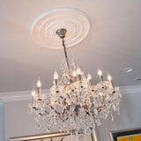 Ekena Millwork CM26TAPGS Traditional with Acanthus Leaves Ceiling Medallion, ...