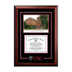 Campus Images CA940SG USC Trojans Spirit Graduate Diploma Frame, 8.5" x 11"