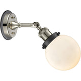 Innovations 203BP-PNBK-G201-6 One Light Wall Sconce from Franklin Restoration...