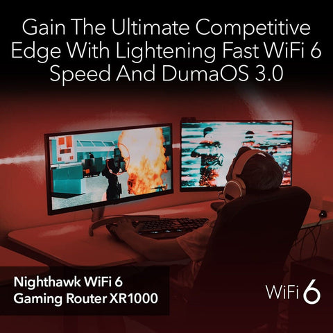 NETGEAR Nighthawk Pro Gaming WiFi 6 Router (XR1000) 6-Stream AX5400 Wireless ...