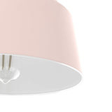 Hunter Fan Company 19172 Cranbrook Flush Mount Light, Blush Pink