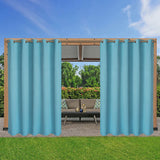 LORDTEX Waterproof Indoor/Outdoor Curtains for Patio - Thermal Insulated, Sun...