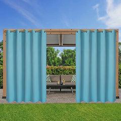 LORDTEX Waterproof Indoor/Outdoor Curtains for Patio - Thermal Insulated, Sun...