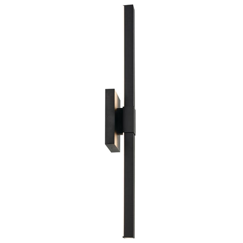 Kichler Nocar LED Textured Black Modern Garage or Patio Outdoor Wall Light fo...