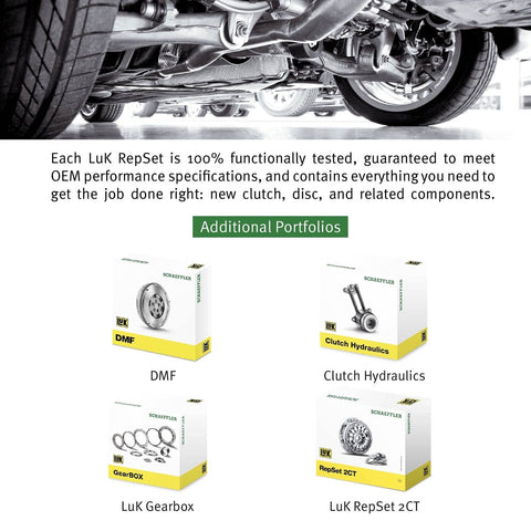 Schaeffler LuK RepSet 21-028 Clutch Kit, OEM Clutch Replacement Kit