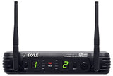 PYLE-PRO Professional Wireless Microphone System - Dual UHF Band, Wireless, H...
