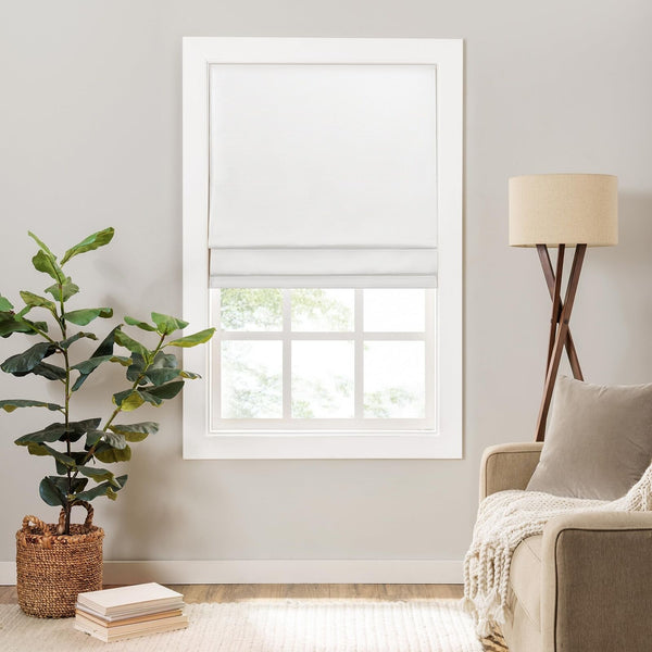 Eclipse Lane Cordless Roman Shades for Windows, Room Darkening, 35 in Wide x ...