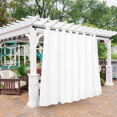 BONZER Outdoor Curtains for Patio Waterproof - Light Blocking Weather Resista...