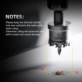 (7-3/8''|187mm) Heavy Duty Carbide Hole Saw with 2 Pilot Drill Bits, Hole Cut...