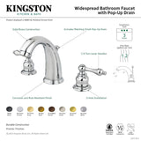 Kingston Brass KB988AL Victorian Widespread Lavatory Faucet with Metal lever ...