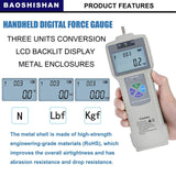 BAOSHISHAN ZP-50N Digital Force Gauge Push Pull Gauge with Output Function, C...