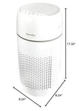 Homedics Air Purifier, 5-in-1 Tower 99% HEPA-Type Medium, White