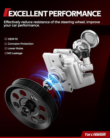 Torchbeam Power Steering Pump Compatible with Forester 2009 2010 Impreza 2008...