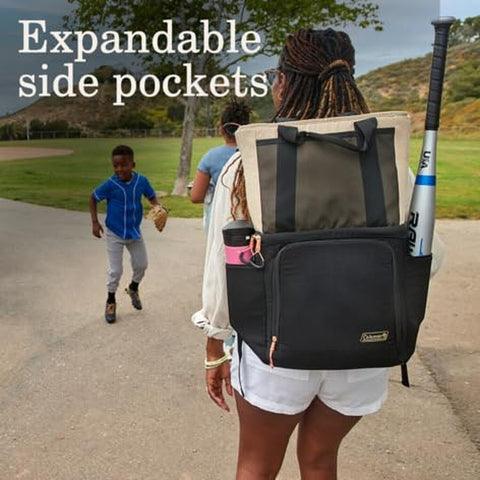 Coleman Now Backpack/Tote Bag Cooler, 20/24 Can Cooler with Leak-Proof Liner ...