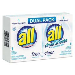 Liquid Laundry Detergent/Dryer Sheet Dual Vending Pack VEN2979355