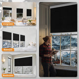 Motorized Blinds with Remote Smart Blinds for Window Blackout Roller Shades C...