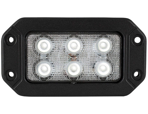 Buyers Products 6.5 Inch by 3.5 Inch Rectangular LED Clear Flood Light, Small