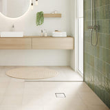 hansgrohe RainDrain Brilliance Square Tileable Shower Drain Set with Rough an...