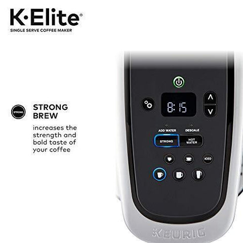 Keurig K-Elite Single Serve K-Cup Pod Coffee Maker, One Size, Brushed Gold