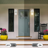 Outdoor Light Fixtures Wall Mount, Waterproof Exterior Wall Lanterns with Gla...