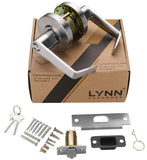 LYNN HARDWARE Commercial Door Lever Lock - Heavy-Duty Locking Door Handle, De...