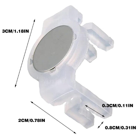 100PCS Extra Strong Magnetic Christmas Light Clips, with Iron Sheet and Screw...
