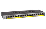 NETGEAR 16-Port Gigabit Ethernet Unmanaged PoE Switch (GS116LP) - with 16 x P...