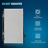 Nilight Radiator for Honda Civic 2001 2002 2003 2004 2005,Acura 2001 2002 200...