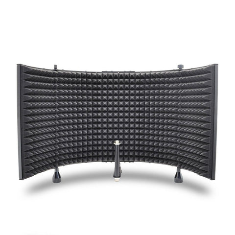 Pyle, Microphone Isolation Shield, Sound Dampening Foam, Studio Quality, Adju...