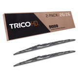 Trico HD 26 Inch Pack of 2 Heavy Duty & Automotive Replacement RV Windshield ...