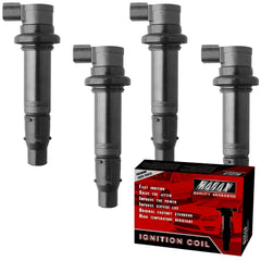 Set of 4 Ignition Coils F6T558 Compatible with Yamaha 2003-2007 R6 2006-2009 ...