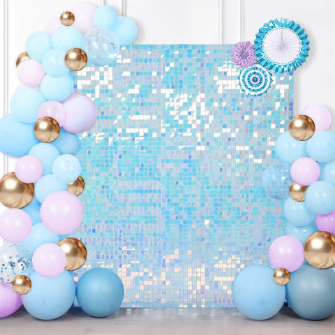 Shimmer Wall Backdrop Iridescent Panels Sequin Wall Panels Glitter 24 Panels ...