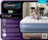 Beautyrest Hi-Loft Inflatable Mattress: Raised-Profile Air Bed with External ...