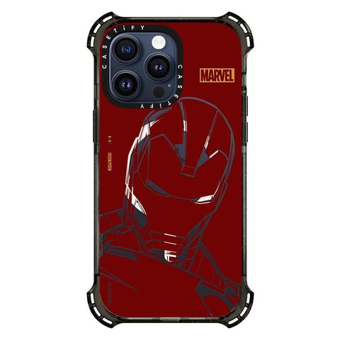 CASETiFY Bounce iPhone 15 Pro Max Case [Iron Man Co-Lab / 6X Military Grade D...