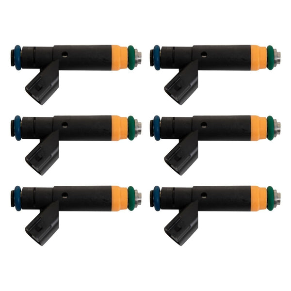 TRQ Fuel Injector Set Compatible with 2003 Ford E-150 E-150 Club Wagon 1999-2...