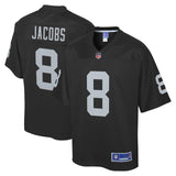 NFL PRO LINE Men's Josh Jacobs Black Las Vegas Raiders Replica Jersey 4X-Large