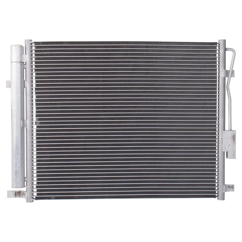 TRQ Air Conditioning A/C Condenser Compatible with 13-18 Hyundai Santa Fe Spo...