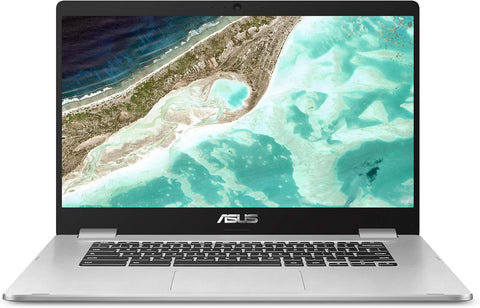 ASUS Chromebook C523 Laptop, 15.6" HD NanoEdge-Display with 180 Silver