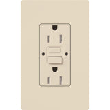 Lutron 15 Amp Tamper-Resistant GFCI Duplex Receptacle in Light Almond