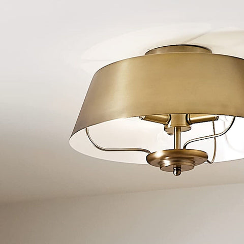Kichler Pendant/Semi Flush 3Lt Brushed Natural Brass 3 Light