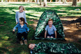 Pacific Play Tents 23335 Kids Green Camo Dome Tent Set with Sleeping Bag and ...