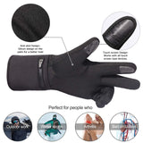 Heated Glove Liners for Men Women,Rechargeable Electric Battery Heating Ridin...