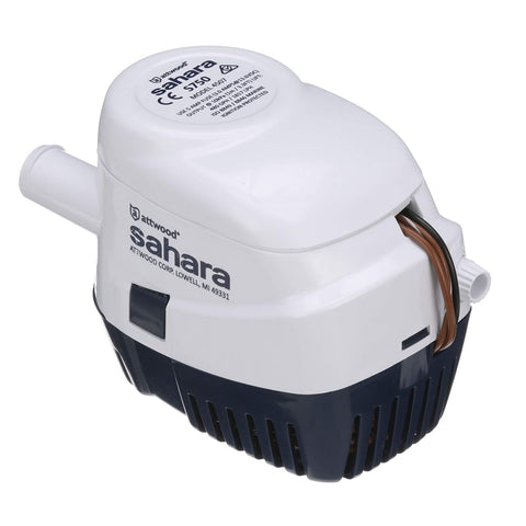 Attwood 4507-7 Sahara S750 Automatic Bilge Pump, 12-Volt, 1.5-Amp Draw, &#190;-I