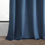 HPD Half Price Drapes Basic Deluxe Velvet Room Darkening Curtains 2 Panels Se...