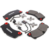 MAGMA Premium PMD1349M Semi-Metallic Brake Pads, Front