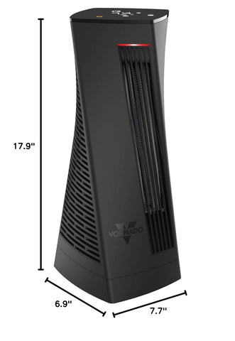 Vornado OSCTH1 Oscillating Tower Heater, Whole Room, Advanced Safety, Fan Onl...