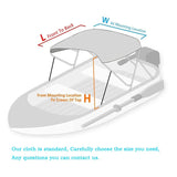 Bimini Top Replacement Canvas Cover&#65292;3 Bow Bimini Top Replacement Cover fo