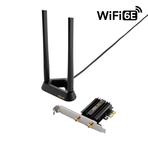 ASUS WiFi 6E + Bluetooth 5.2 PCI-E Expansion Card (PCE-AXE58BT) - Supports 6G...